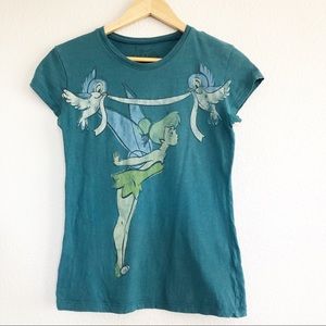 Disney Graphic Tinkerbell Tee Shirt Sz Small